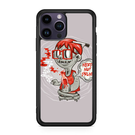 Nerd Not Drunk Zombie iPhone 14 Pro / 14 Pro Max Case