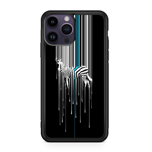 Painting Zebra iPhone 14 Pro / 14 Pro Max Case