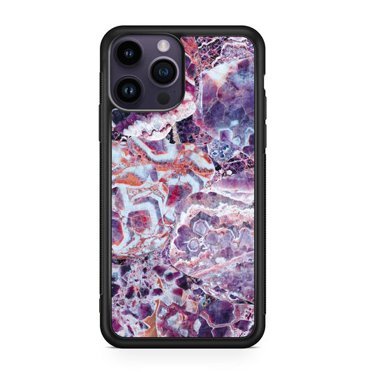 Purple Marble iPhone 14 Pro / 14 Pro Max Case