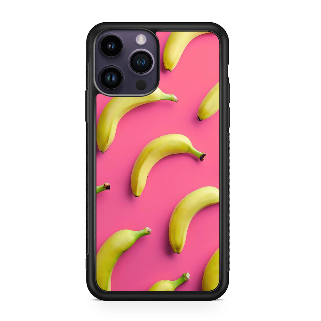 Real Bananas Fruit Pattern iPhone 14 Pro / 14 Pro Max Case