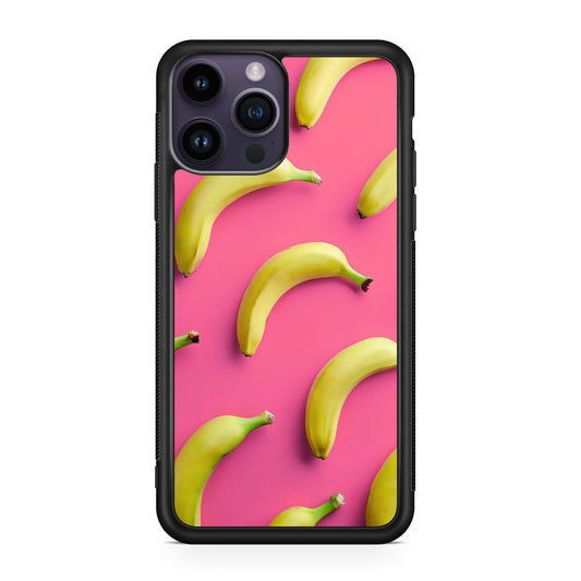 Real Bananas Fruit Pattern iPhone 14 Pro / 14 Pro Max Case