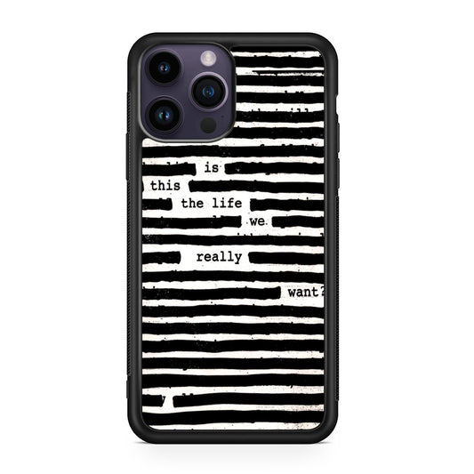 Roger Waters Is This the Life We Really Want iPhone 14 Pro / 14 Pro Max Case