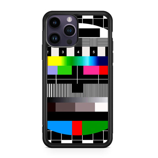 Scheme Pause TV Colorful Mesh iPhone 14 Pro / 14 Pro Max Case