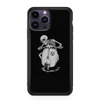 Skeleton Rides Scooter iPhone 15 Pro / 15 Pro Max Case