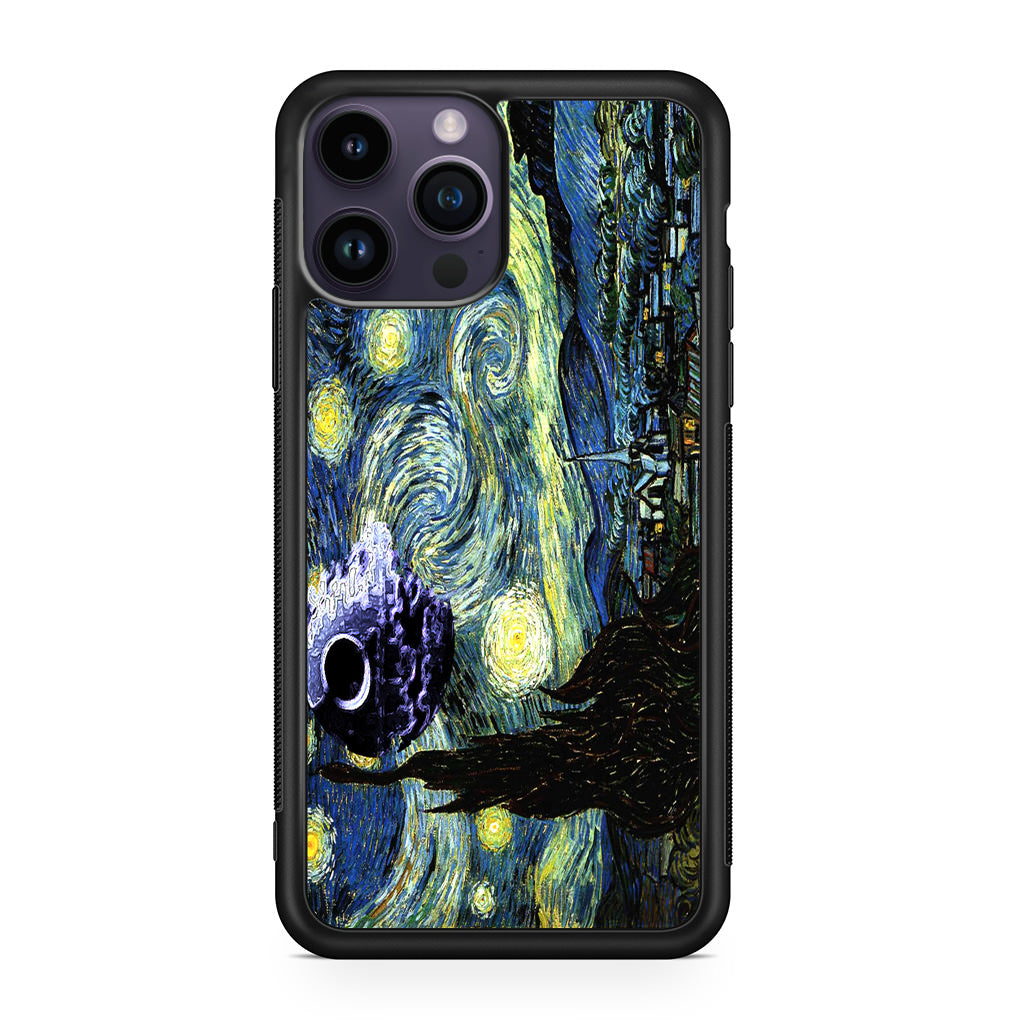 Skellington on a Starry Night iPhone 14 Pro / 14 Pro Max Case