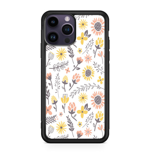 Spring Things Pattern iPhone 14 Pro / 14 Pro Max Case