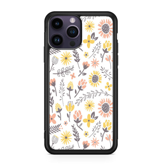 Spring Things Pattern iPhone 15 Pro / 15 Pro Max Case