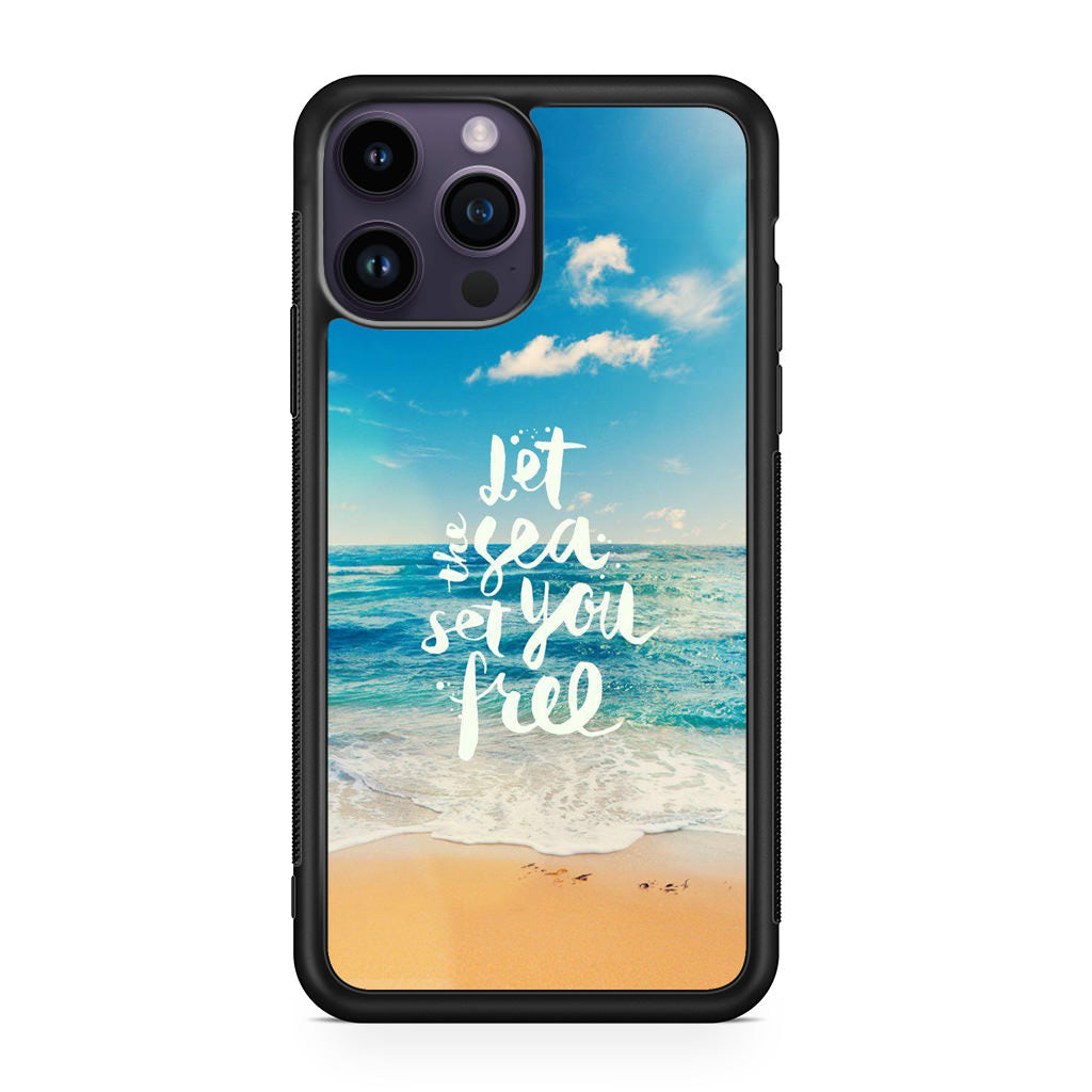 The Sea Set You Free iPhone 14 Pro / 14 Pro Max Case