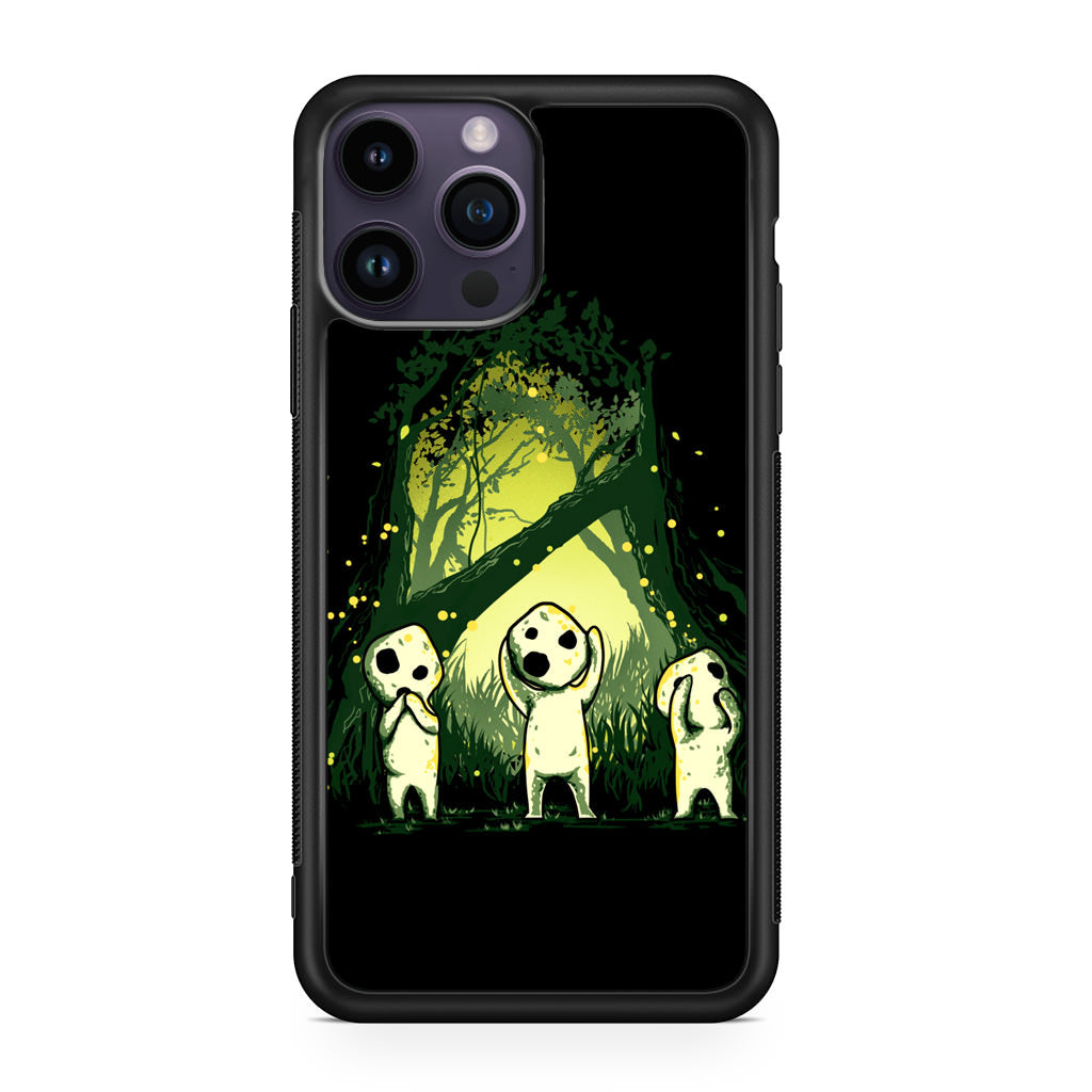 Three Wise Of Kodama iPhone 14 Pro / 14 Pro Max Case