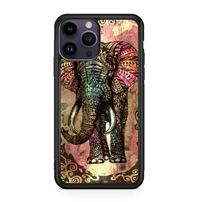 Tribal Elephant iPhone 14 Pro / 14 Pro Max Case