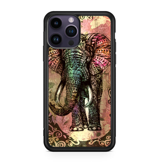 Tribal Elephant iPhone 15 Pro / 15 Pro Max Case