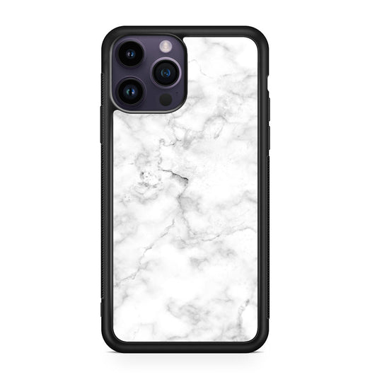 White Marble iPhone 14 Pro / 14 Pro Max Case