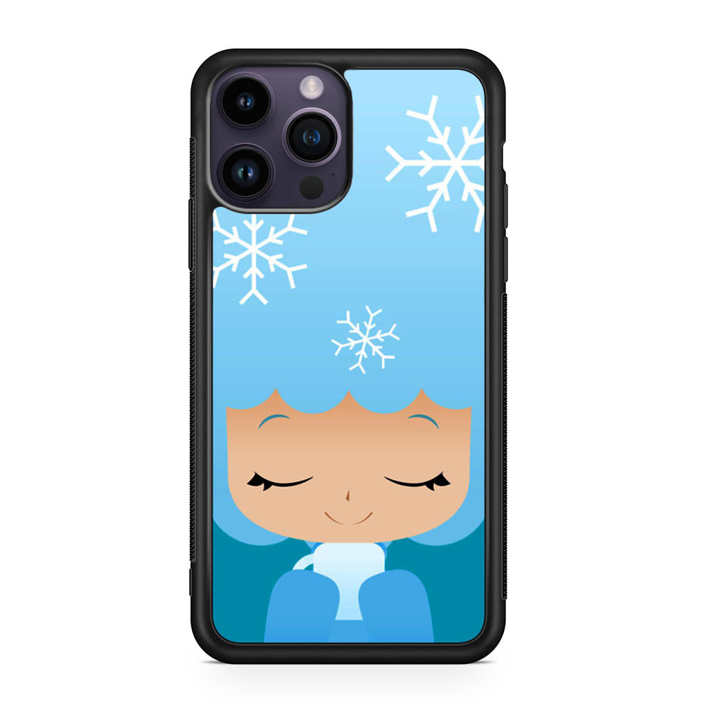 Winter Afro Girl iPhone 14 Pro / 14 Pro Max Case