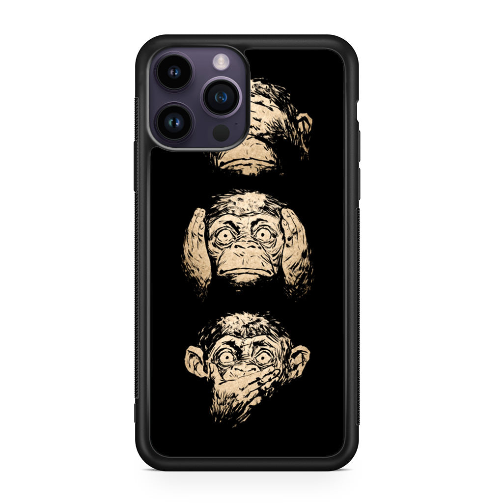 3 Wise Monkey iPhone 14 Pro / 14 Pro Max Case