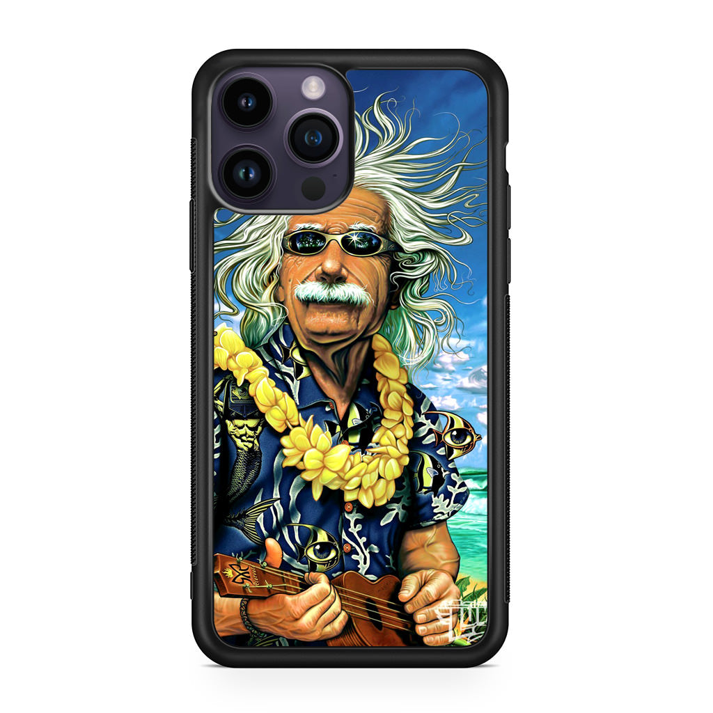 Albert Enstein On Vacation iPhone 14 Pro / 14 Pro Max Case