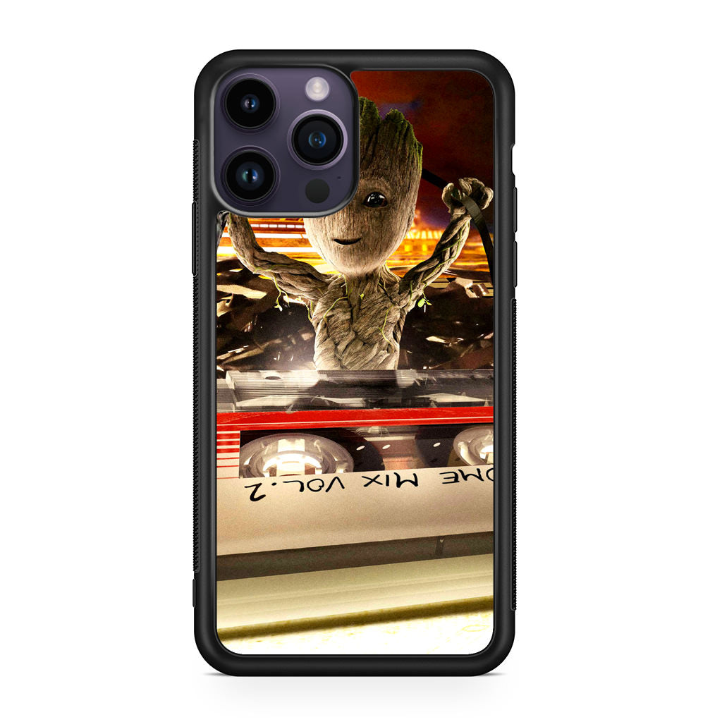 Baby Groot Mix Vol 2 iPhone 14 Pro / 14 Pro Max Case