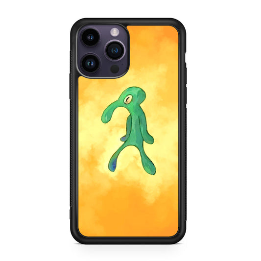 Bold and Brash Squidward Painting iPhone 15 Pro / 15 Pro Max Case