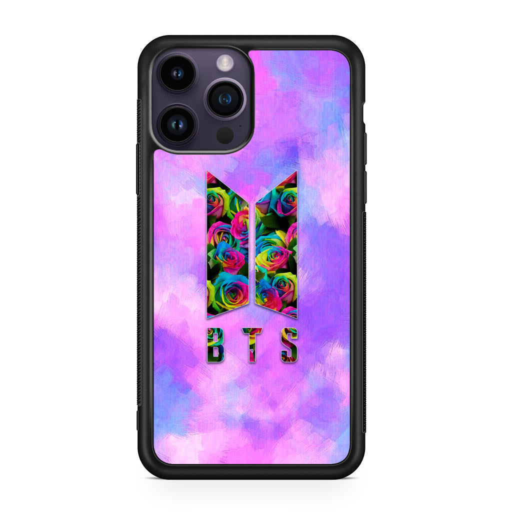 BTS Flower Logo iPhone 15 Pro / 15 Pro Max Case