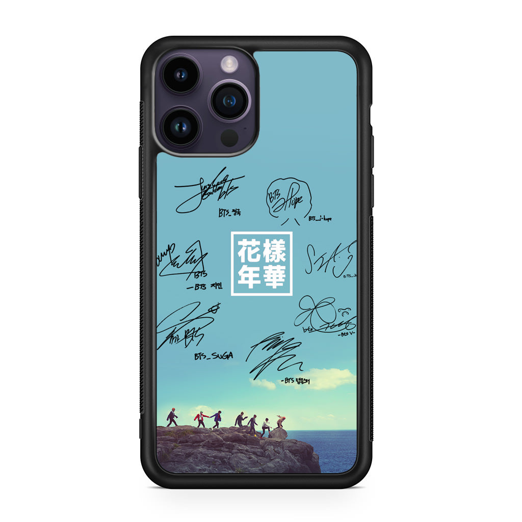 BTS Signature iPhone 14 Pro / 14 Pro Max Case