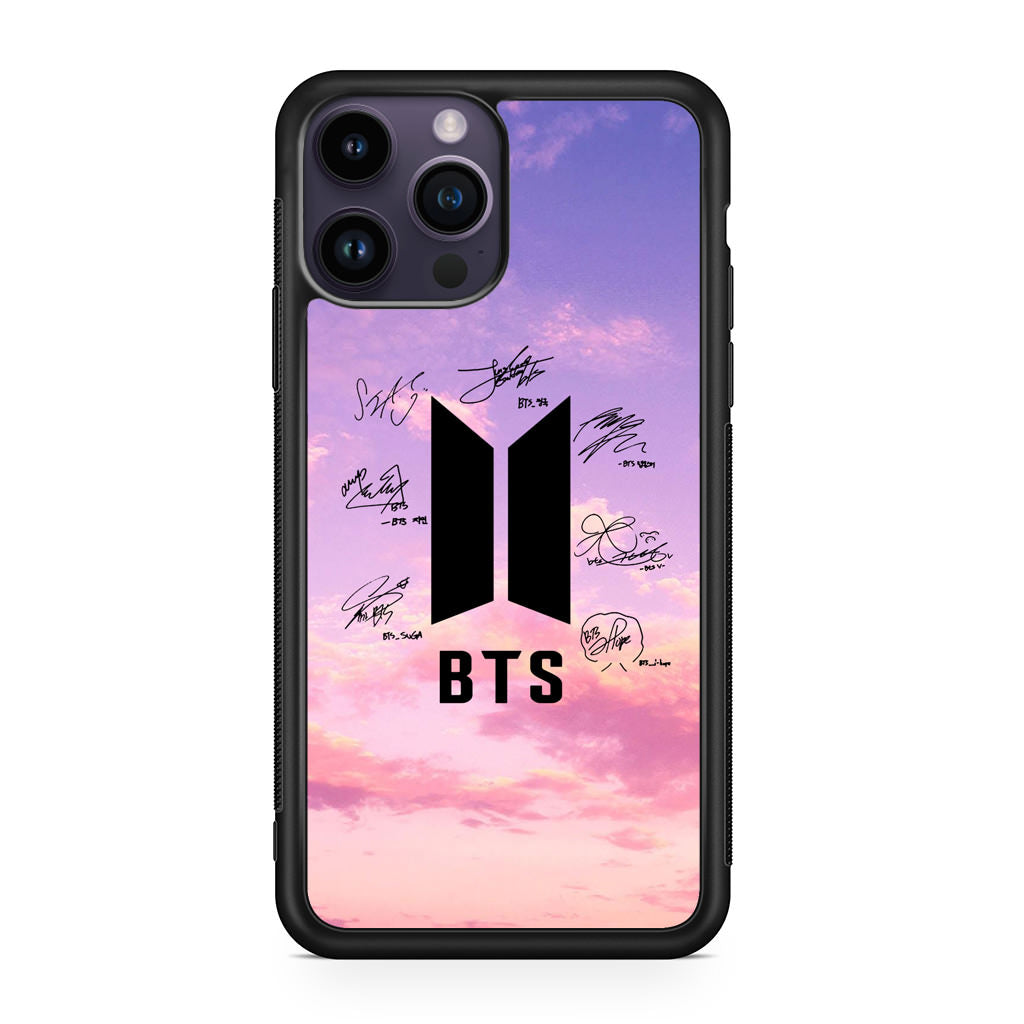 BTS Signature 2 iPhone 15 Pro / 15 Pro Max Case