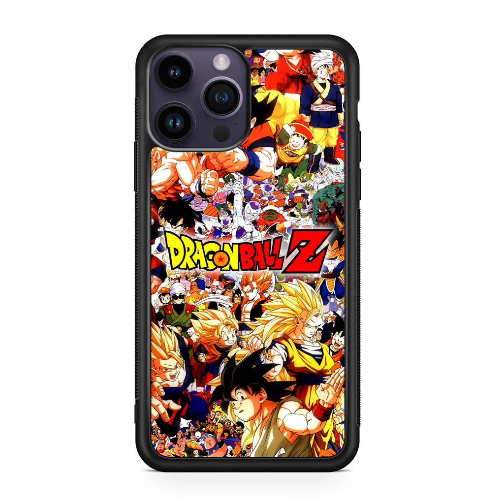 Dragon Ball Z All Characters iPhone 14 Pro / 14 Pro Max Case