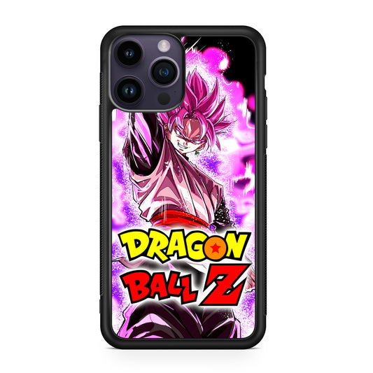 Dragon Ball Z Son Goku Black Rose Saiyan iPhone 14 Pro / 14 Pro Max Case