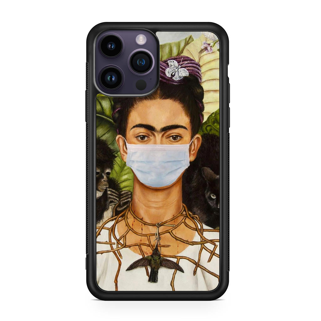 Frida Kahlo Wear Mask iPhone 14 Pro / 14 Pro Max Case