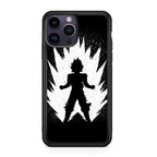 Goku Super Saiyan Black White iPhone 14 Pro / 14 Pro Max Case