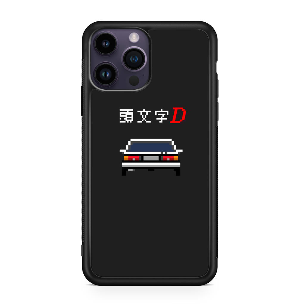 Initial D Pixel Art iPhone 14 Pro / 14 Pro Max Case