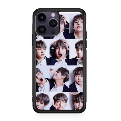 Kim Tae-hyung Collage iPhone 14 Pro / 14 Pro Max Case