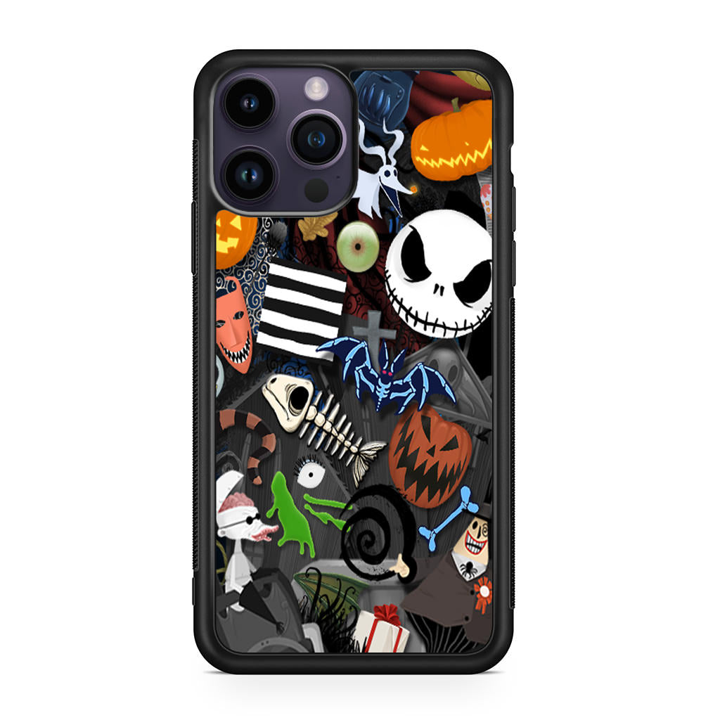 Nightmare Before Chrismast Collage iPhone 14 Pro / 14 Pro Max Case