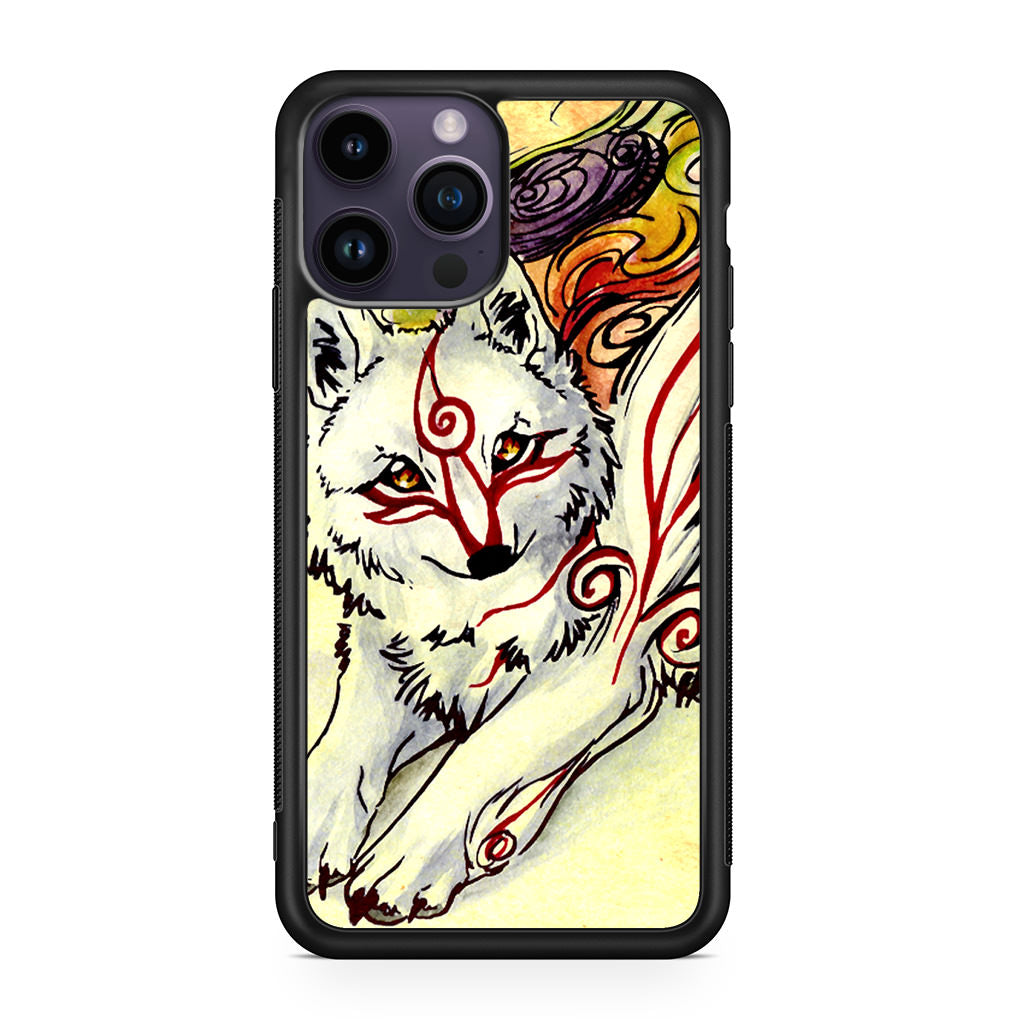 Okami Amaterasu iPhone 14 Pro / 14 Pro Max Case