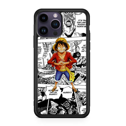 One Piece Luffy Comics iPhone 14 Pro / 14 Pro Max Case