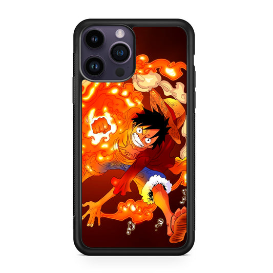 One Piece Luffy Red Hawk iPhone 14 Pro / 14 Pro Max Case