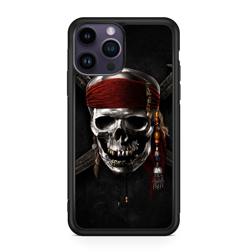 Pirates Of Carribean Skull iPhone 15 Pro / 15 Pro Max Case