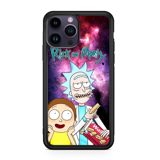 Rick And Morty Nebula Space iPhone 15 Pro / 15 Pro Max Case