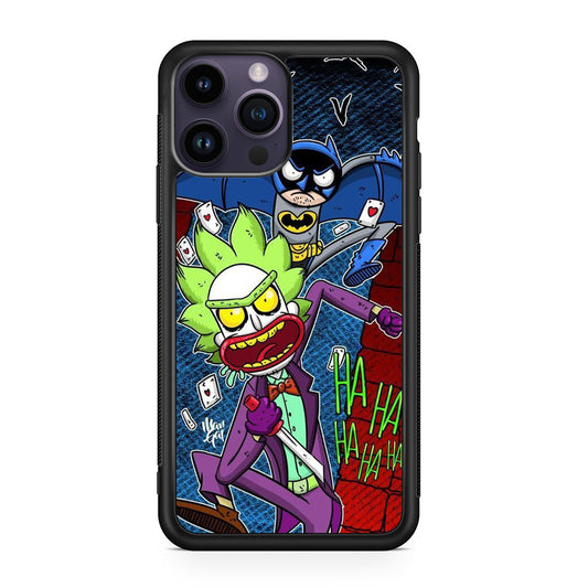 Rick And Morty Bat And Joker Clown iPhone 14 Pro / 14 Pro Max Case