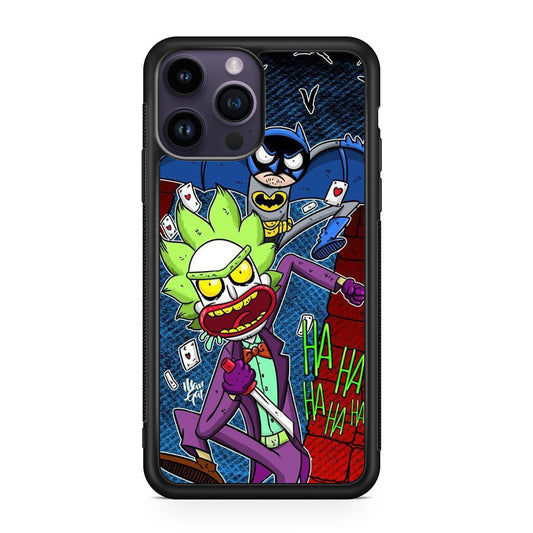 Rick And Morty Bat And Joker Clown iPhone 15 Pro / 15 Pro Max Case