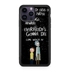 Rick And Morty Quotes iPhone 14 Pro / 14 Pro Max Case