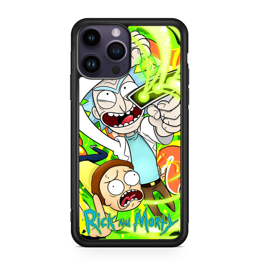 Rick And Morty Shoot Portal Gun iPhone 14 Pro / 14 Pro Max Case