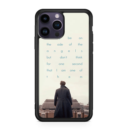 Sherlock Holmes Quote iPhone 14 Pro / 14 Pro Max Case