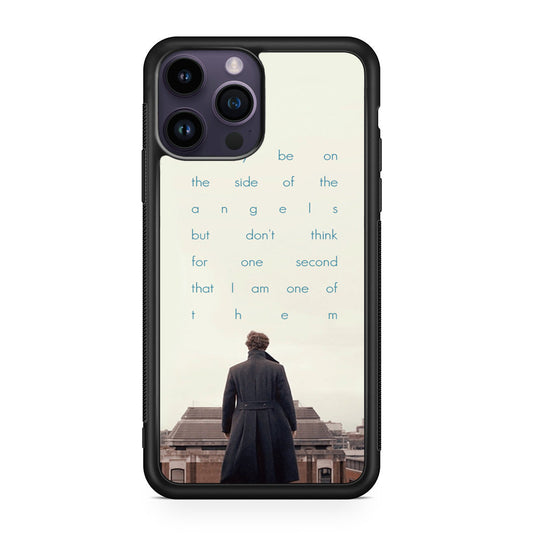 Sherlock Holmes Quote iPhone 15 Pro / 15 Pro Max Case