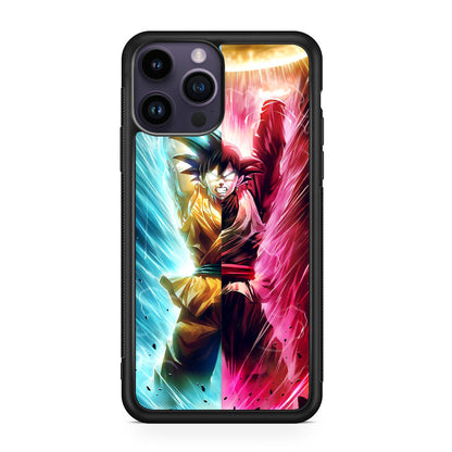 Spirit Bomb Split Goku Dragon Ball iPhone 15 Pro / 15 Pro Max Case