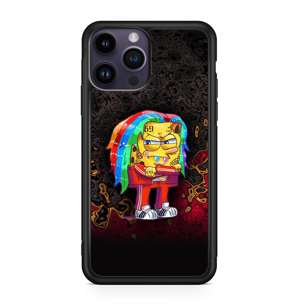 Sponge Hypebeast 69 Mode iPhone 14 Pro / 14 Pro Max Case