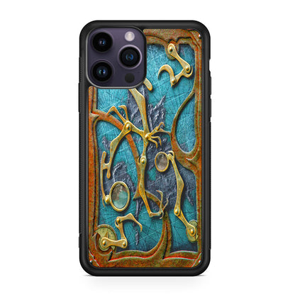 Steampunk Book Cover iPhone 14 Pro / 14 Pro Max Case