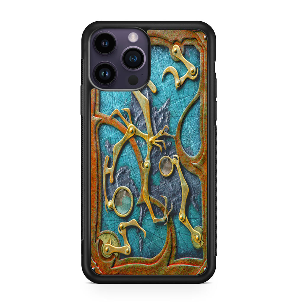 Steampunk Book Cover iPhone 15 Pro / 15 Pro Max Case