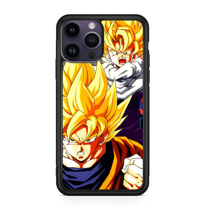 Super Saiyan Goku And Gohan iPhone 15 Pro / 15 Pro Max Case