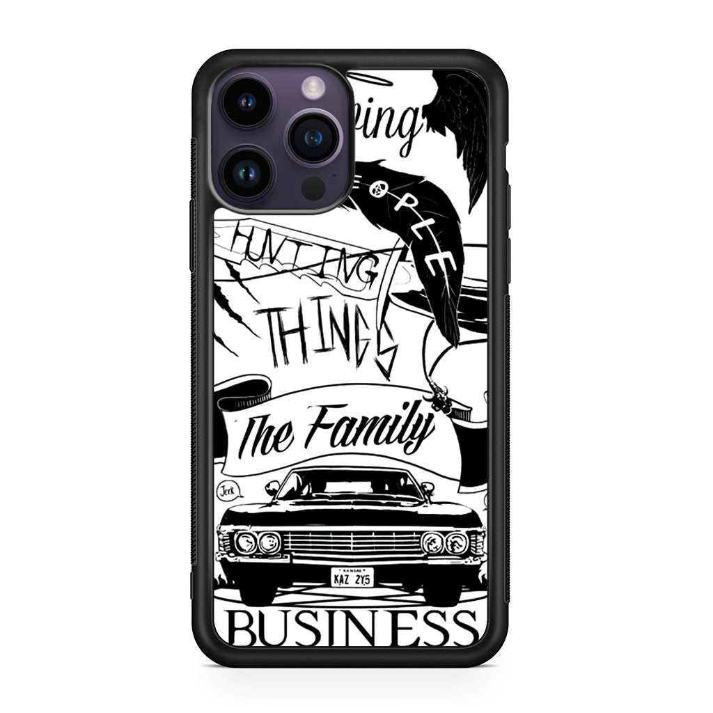 Supernatural Family Business Saving People iPhone 14 Pro / 14 Pro Max Case