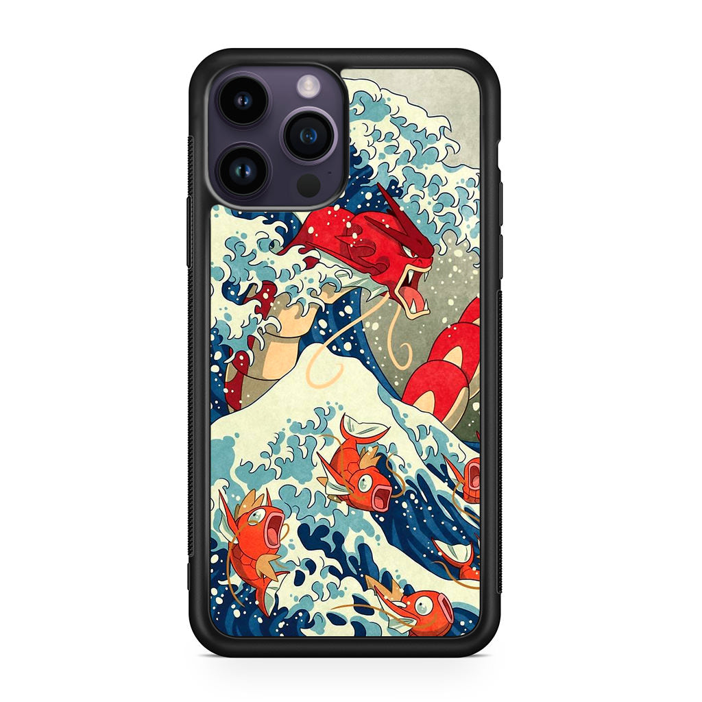The Great Wave Of Gyarados iPhone 14 Pro / 14 Pro Max Case