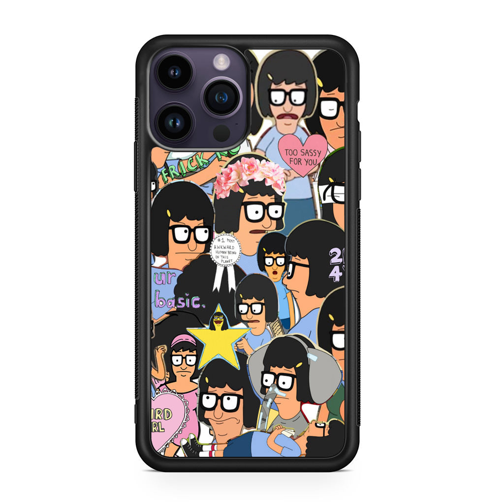 Tina Belcher Collage iPhone 14 Pro / 14 Pro Max Case